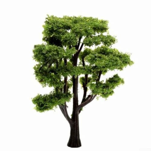 HavenDomicile Paquete de 10 Árboles Modelo en Miniatura, Para Escenario de Tren Ferroviario Diorama Diseño Árboles Artificiales de 8cm y 10cm, para Paisaje de Bricolaje, Diseño de Mini Paisaje