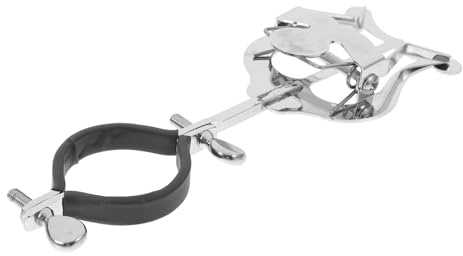 Warmhm Leichter Notenhalter aus Metall mit Sicherem Halt für Trompete und Klarinette Silberner Marschclip für Auftritte und Marschkapellen