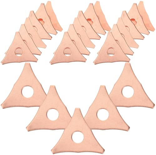 ARTSEWPLY 100 Pezzi Rondelle Triangolari per Estrattore Bolli Auto Kit Riparazione Carrozzeria per Saldatore Spotter Accessori Professionali per Pannelli Lamiera