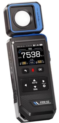 Hipzeepo FPM-02 Mini Luxómetro Digital Profesional Luxómetro 99990Lux Iluminómetro Fotómetro Luxómetro