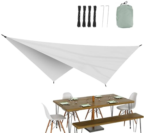 Tenda Ombreggiante a Vela | Copertura Parasole per Esterni,Copertura per Ombra da Patio | per Giardino, Cortile, Terrazza, Pergola, Campeggio, Picnic, Gite Familiari, Patio