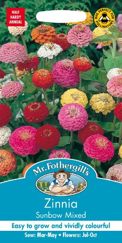 Mr Fothergill's Zinnia Sunbow Mixed