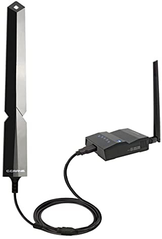C. Crane CC Vector Long Range WiFi Receiver System – Repeats to All WiFi Devices at a Distant Location. Boost Coverage to Garage, Garden, Upstairs, Back Rooms, and More; 2.4 GHz