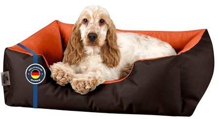BedDog Hundebett LUPI Hundekissen Hundekorb mit Waschbarem Bezug | Hundesofa Schlafplatz und Liegeplatz für Alle Hunderassen, Formstabil Gepolstert, Sechs Größen von S bis XXXL
