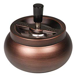 HA Aschenbecher bauchig kupfer matt 13cm, 263 g