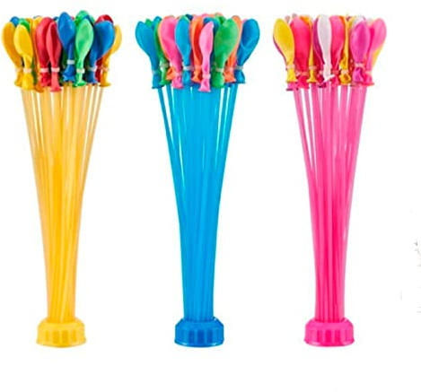 LACOSVI Globos de Agua Pequeños, Bombas de Agua, Llenado Ultra Rápido, (Pack 1 bolsa de 111 Globos)