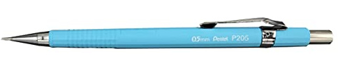 Pentel P200 Series Druckbleistifte, 0,5 mm, Pastellblau, 12 Stück