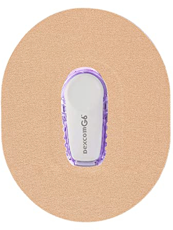 Dexcom G6 Adhesive Patches - 30 Pack Waterproof & Skin Friendly Overpatch CGM Stickers for G6 10-14 Days Long Stay Fixation Monitor Protection, Easy to Use Pre-Cut Adhesive Tape