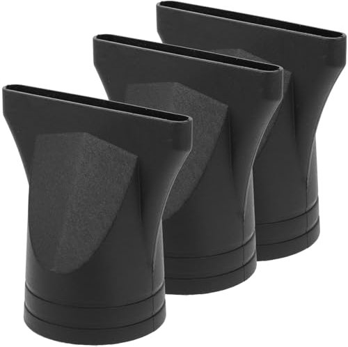 ABOOFAN 3pcs Hair Dryer Diffuser Attachment Blow Dryer Nozzle Replacement Plastic Salon Hair Dryer Drying Concentrator for Hair Styling Tool Hood Cover Accessories