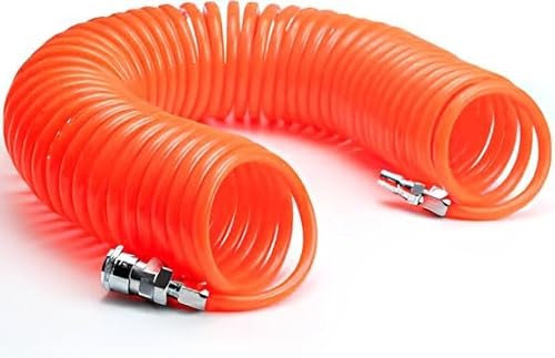 Bricoleva.it Tubo Aria Compressa Ricambio per Compressore senza attacchi - 3 Lunghezze differenti e 2 Sezioni differenti - L 30 mt Sezione 8x10 mm