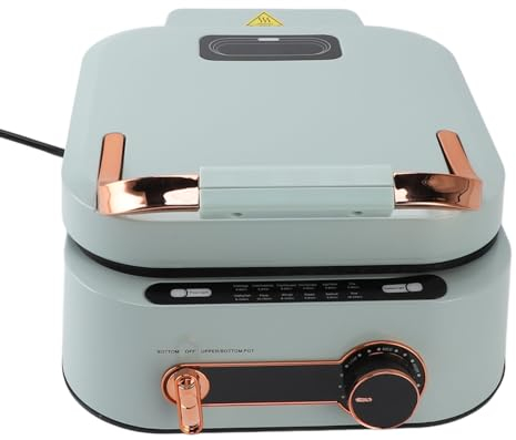 Padella Elettrica Multifunzione Pentola Elettrica Antiaderente con Temperatura Regolabile con Controllo della Temperatura Separato per Cottura Compatta e Portatile Spina UE