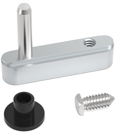 Shower Door Pivot Block with 3/4 Pin for Framed Swing Shower Doors | Shower Door Hinge Pin Kit Fits Framed Swing Door Replacement Pivot Bracket, Glass Door Replacement Parts