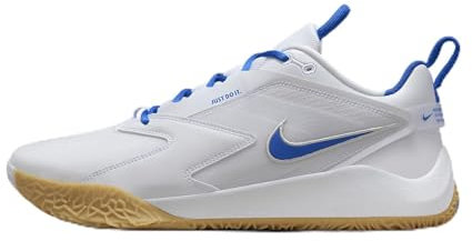 Nike Zapatos de balonmano y voleibol para hombre, Blanco, 38 EU