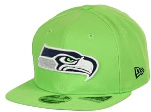 New Era Seattle Seahawks NFL Essential Grün Verstellbare 9Fifty Original Fit Snapback Cap - One-Size