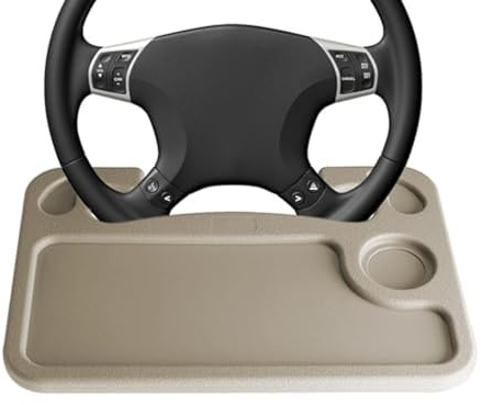 Multi-function Portable Car Steering Wheel Desk Table,Steering Wheel Double-sided Trays,Laptop Stand Table Holder Steering Wheels for TOYOTA CHR Corolla Yaris Sienna Vios Fortuner Kluger Sequoia.