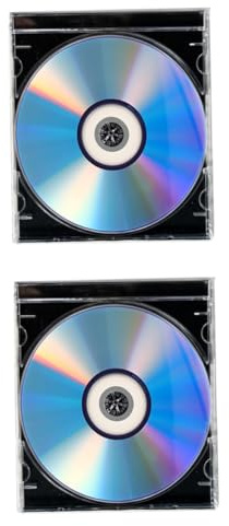 SOIMISS 2sets Dischi CD Vuoti Registrabili Supporti di Registrazione CD per Audio e Dati Compatibili con Masterizzatori per Archiviazione e Masterizzazione