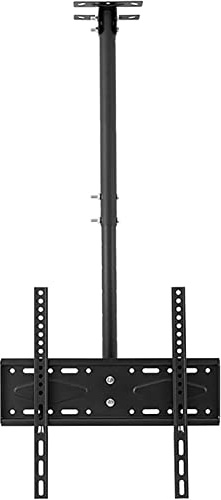 Universal TV Stand for 26 55 Inch Flat and Curved TVs Adjustable Height Tilt and 360° Rotation Supports Up to 40kg 400x400mm Multifunctional Ceiling or Wall Mount Stand