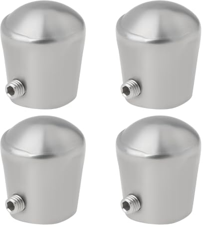 AS Axis Spindleon 4Pcs 16mm Handrail End Caps 304 Stainless Steel for Various Pipe End Protection and Various Handrails