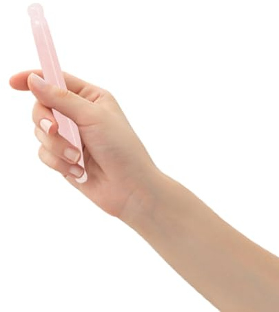 VALICLUD Natürlicher Rosenquarz Massage Stab für Gesicht und Körper Langlebiger Leichter Akupressur Massage Crystal Stick zur Muskelentspannung Tragbares Therapiegerät für Stressfreie