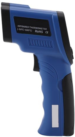 Odorkle Infrarot-Thermometer, Industrielles Temperaturmessgerät mit 12:1 D:S-Verhältnis, ABS-Material, -58 °F Bis 1076 °F, Zum Kochen, Grillen, Autoreparatur