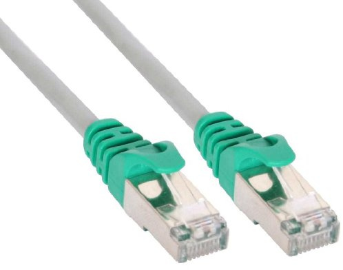 COS Cable Desk Patch Cable TP Cat5e Cross SFTP 20m - Cable de Red (20 m, Gris)