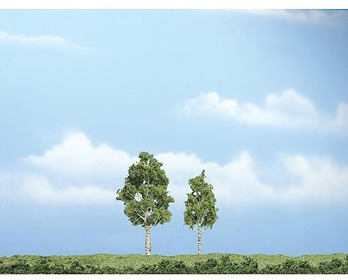 Woodland Scenics TR1612 Premium Aspen Tree, 3/2 (2)