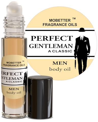 MOBETTER FRAGRANCE OILS Perfect Gentleman A Classic Men Cologne Body Oil 1/3 oz roll on Glass Bottle
