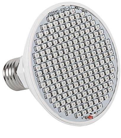 Zerodis LED Grow Light Bulb, E27 28W Plant Growing Lamps Energy Saving Replace Sunlight for Hydroponic Flower Vegetables Fruit