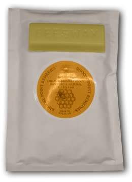 Pure British Beeswax Blocks 100% Natural Organic Bees Wax 20-25 Grams – Triple Filtered for Making Your own Candles, Leather Polish, Wood Polish, Wax Melts, lotions, balms & Creams (1 Single Block)