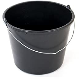 5x Secchio Costruzione 12 L Secchi Cemento Maurereimer Secchio da Malta Secchio di Raccolta