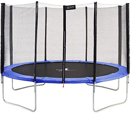 Kangui Rundes Trampolin Black Collection Ø 430 cm mit Schutznetz