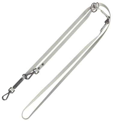 TRIXIE Hundeleine CityStyle S-M, 2,00 m/13 mm hellgrau – Hochwertige PVC-Leine für Hunde, 3-Fach verstellbar – rutschfest, wasserabweisend & abwaschbar, 1971216