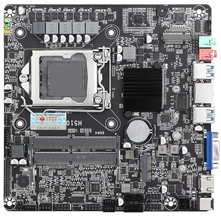 Simpletek - Scheda Madre mini-ATX Modello H510M-I | Socket LGA1200 - DDR4 Sodimm AMI UEFI BIOS | Dimensioni 170x170mm | Cavo Sata e Mascherina inclusa