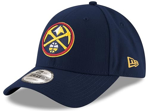New Era NBA The League 9FORTY Team-Farbe, Primär-Logo, verstellbare Kappe, Einheitsgröße, Denver Nuggets, Einheitsgr��e