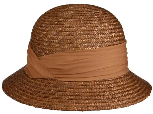 Seeberger Minalea Strohhut Glockenhut Sonnenhut Sommerhut Damenhut Damen - Frühling-Sommer Sommer - One Size braun