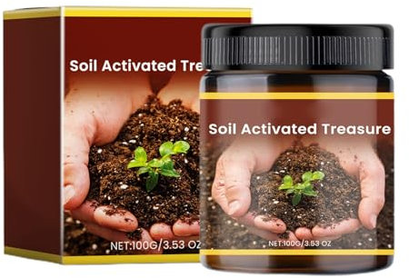 Soil Conditioner - Plant Nutrition Booster, Soil Activator 100g | Organic Fertilizer for Potting Mix, Root Growth Stimulator, Loosener for Garden Beds, Flower Seedling Compost, Indoor Plant Care