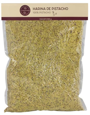 Harina De Pistacho Ibérico 100% Natural Sin Gluten Vegana Alta En Proteína Ideal Repostería Panadería Cocina Creativa Toppings Saludables Postres Gourmet Bajo En Carbohidratos (500 gr)