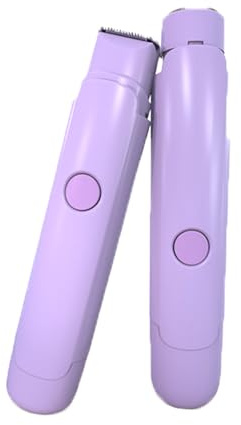 Gqudyi Rasoir éLectrique à Double TêTe pour Femme,Tondeuse à Double TêTe,2025 2-en-1 Rasoir Electrique Rechargeable,Petit et Portable,TêTe de Couteau Amovible,pour Homme Femme Rasage