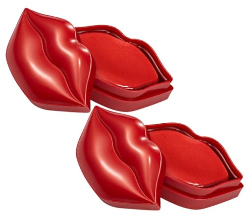 LIFKOME 40piezas Mascarilla Labial Hidratante Con Extracto De Cereza Gel Suavizante y Nutritivo Pack Unidades Para Cuidado De Labios Secos y Agrietados De Noche y Día