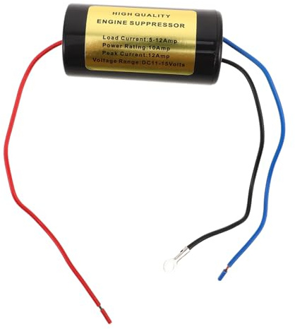 Veemoon Filtro Antirumore per Autoradio Isolatore di Rumore per Circuito Elettrico Riduttore di Rumore per Motore Autoradio Compatibile con Vari Modelli di Auto