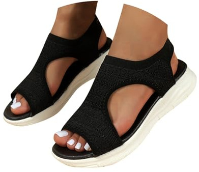 Sandalias Mujer Sandalias Comodas Mujer Verano Sandalia Ortopedicas Hawaianas Chanclas Confort Barefoot Para Fascitis De Playa Calzado Deportivas Zapatos Planas Atadas Al Pie Plantar Zapatillas~