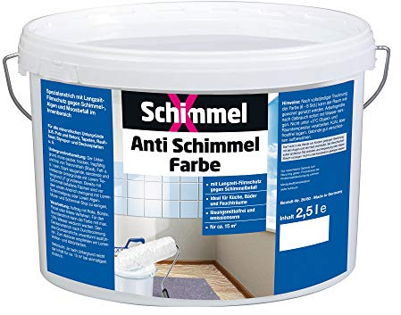 SchimmelX Vernice antimuffa colorata, 2,5 litri