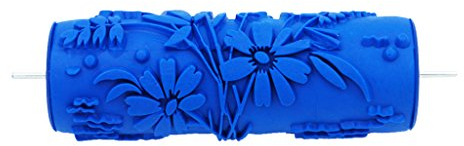 joyMerit 5 Zoll Putz Strukturwalze Strukturrolle Farbrolle Malerrolle Blau - # 5