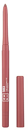 3INA MAKEUP - The Automatic Lip Pencil 503 - Matita Labbra Nudo Lunga Durata Retrattile - Waterproof - Lip Liner con Temperino e Pennellino - Vegan - Cruelty Free