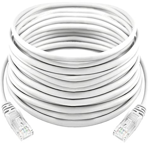 Pebble Eleven 10M Extra Long Ethernet Cable Internet Network Lan Patch Lead White High Speed