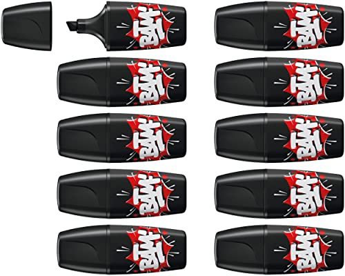 STABILO - Marker - BOSS MINI by Snooze One - 10er Pack - schwarz