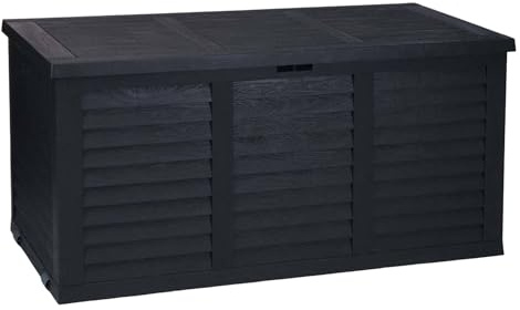 Well Home Baúl de jardín 'Hippo' de 314L ideal para el almacenamiento