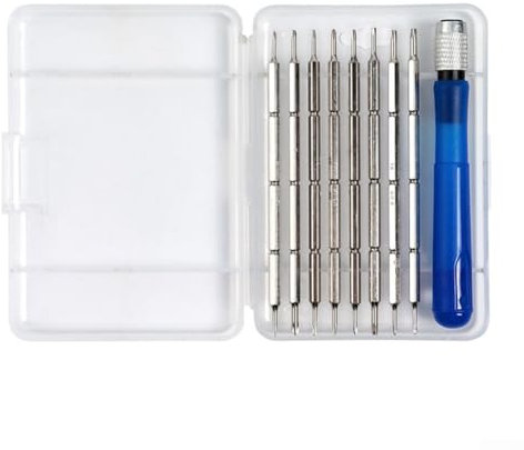 ZiStarlilife 9-in-1 Star Hex Cacciavite Bit Set Portatile Mini Tool Kit 110MM T2-T9 Mini Occhiali Riparazione Tool Kit con Punte Magnetiche per Smartphone Tablet Occhiali