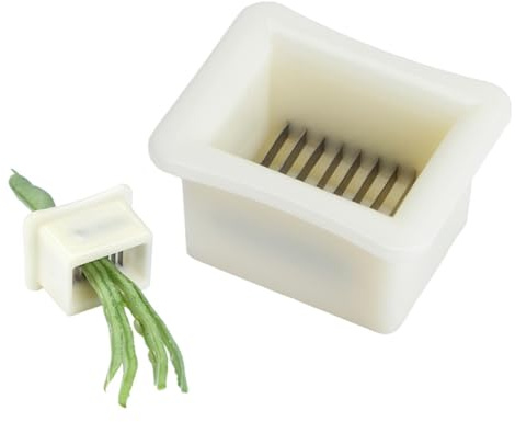 Outil manuel pour haricots verts - Coupe-légumes - Coupe-haricots verts - Coupe-haricots et trancheuses - Éplucheur de légumes - Trancheuse de haricots longs (1 pièce)
