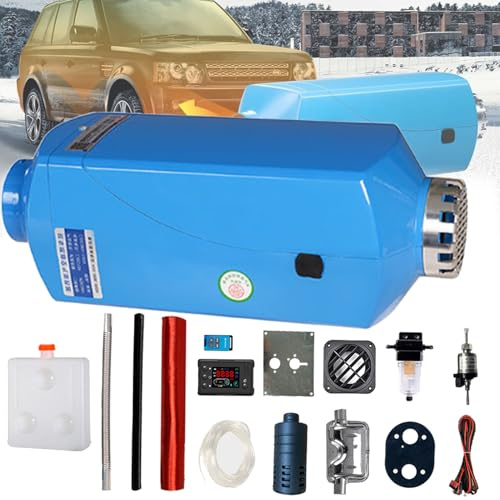 Feiphla Riscaldatore d'Aria Diesel per Auto Camper Camion RV 12v 8kw Controllo Remoto, Riscaldatore da Parcheggio Consumo di Carburante 12V
